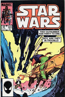 Marvel Comics Group Book Star Wars #101 Nov 1985 Grade VF- 7.5