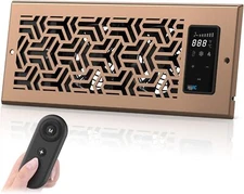 4"x10" Register Booster Fan Energy Efficient HVAC Vent Booster Fan w/ Controller