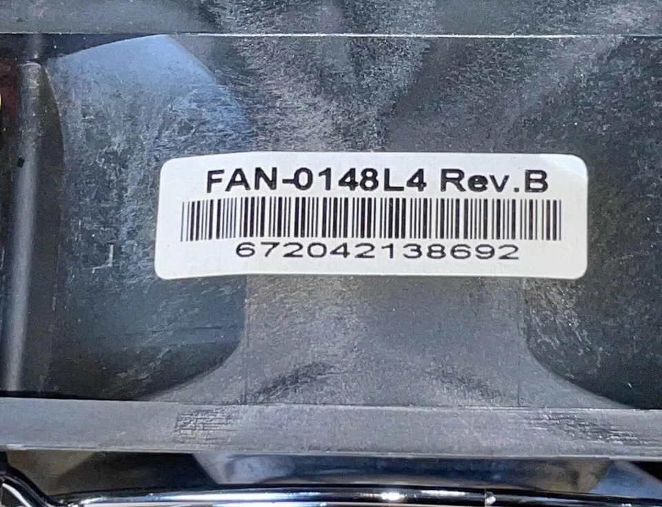 FAN-0148L4 Rev. B 80mm Lüfter 12V Gehäuselüfter PWM-4-polig für Supermicro - Image 3 of 3