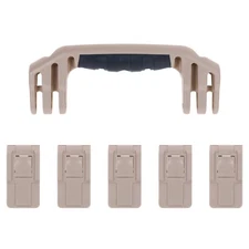 Tan Pelican 1605 Handle & Latches kit. Push button latches.