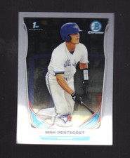 2014 Bowman Chrome Draft Picks Max Pentecost Rookie #CDP8 Toronto Blue Jays