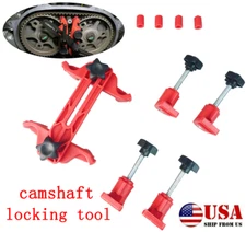 Auto Dual Cam Clamp Camshaft Engine Timing Locking Tool Sprocket Gear Fixed Kit