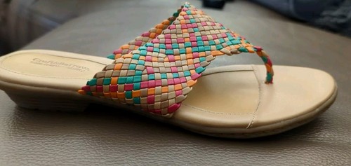 Croft&Barrow- Multicolor Thong Sandals-7.5M-New - Picture 3 of 5