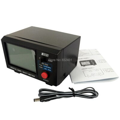 DG-503 Nissei LCD Digital SWR Watt Wave Ratio Meter 1.6-60MHz /125