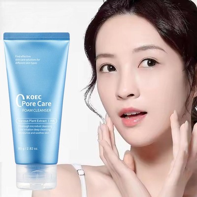 Pore Cleaning Foam Facial Cleanser Amino Acid Moisturizing Control 80g' Oil W2E7