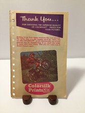 Colorsilk Prints Pictures Pamphlet Booklet Advertisement