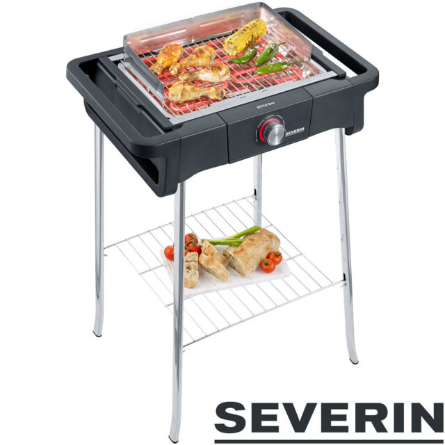 Severin supporto tavolo elettrico balcone griglia acciaio inox griglia barbecue indoor outdoor 2500 W- Severin supporto tavolo elettrico balcone griglia acciaio inox griglia barbecue indoor outdoor 2500 W-