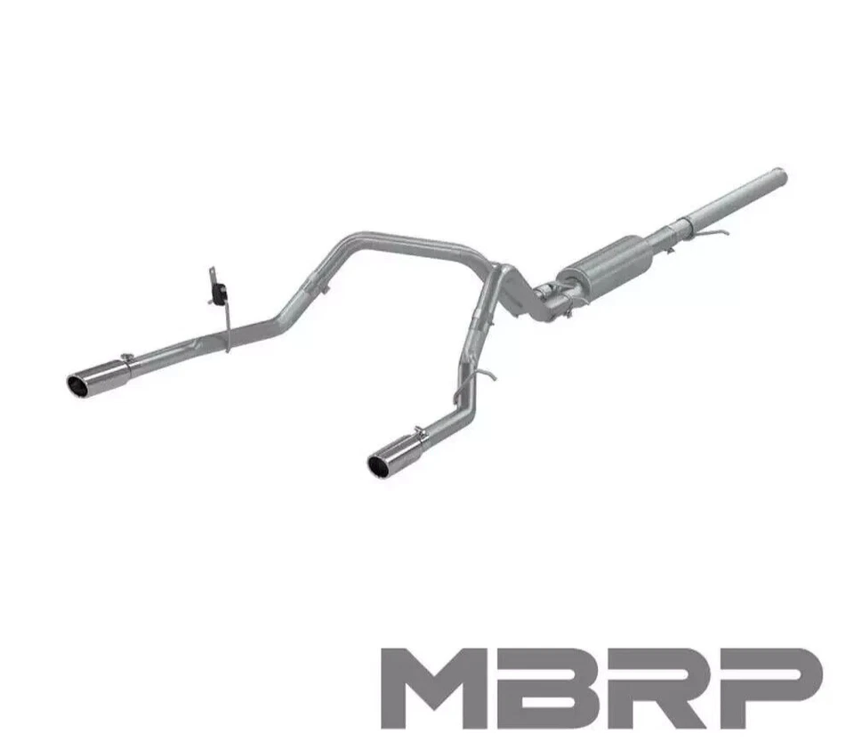 MBRP 3" DOBLE ESCAPE + PUNTAS PARA 2014-2018 GMC SIERRA 1500 5,3 L 4,3 L Foto 2 de 4