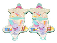 Lot of 2 1990's Vintage Polly Pocket Fairy Wishing World Bluebird Compacts 1992