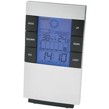 Digital Alarm Clock W/Temperature, Thermometer, Humidity, Hygrometer