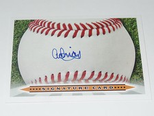 ADRIAN MOREJON SIGNED AUTO'D SIGNATURE CARD SAN DIEGO PADRES MLB CUBA WBC