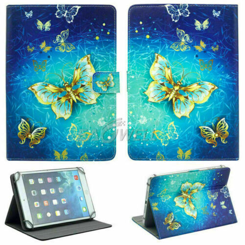 Custodia supporto pelle folio modello universale per tablet Android 7" 8" 10,1" - Foto 66 di 98