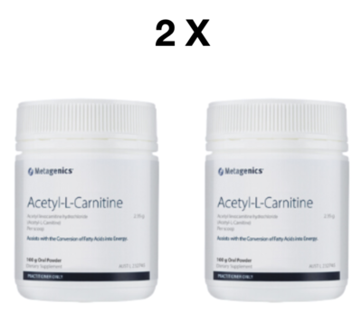 Metagenics Acetyl-L-Carnitine 100 g x 2