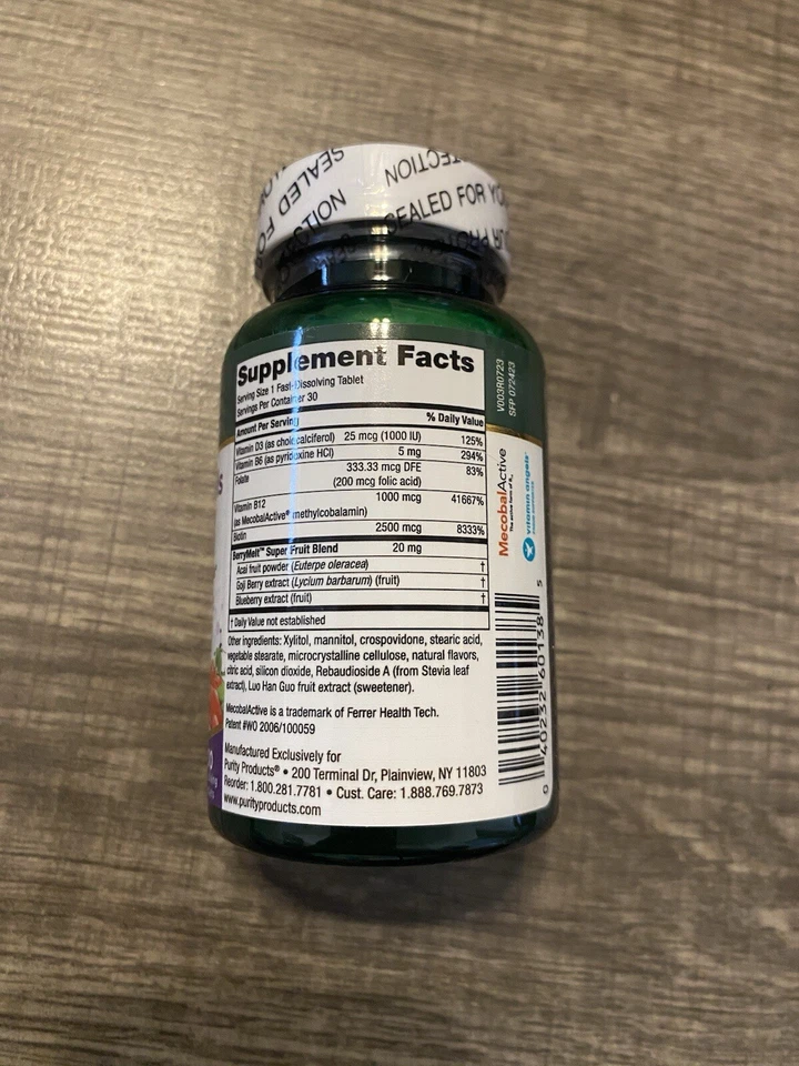 Produtos de pureza cabelo, pele e unhas derreter 30 bagas sabor limonada abas dissolventes - Imagem 2 de 4