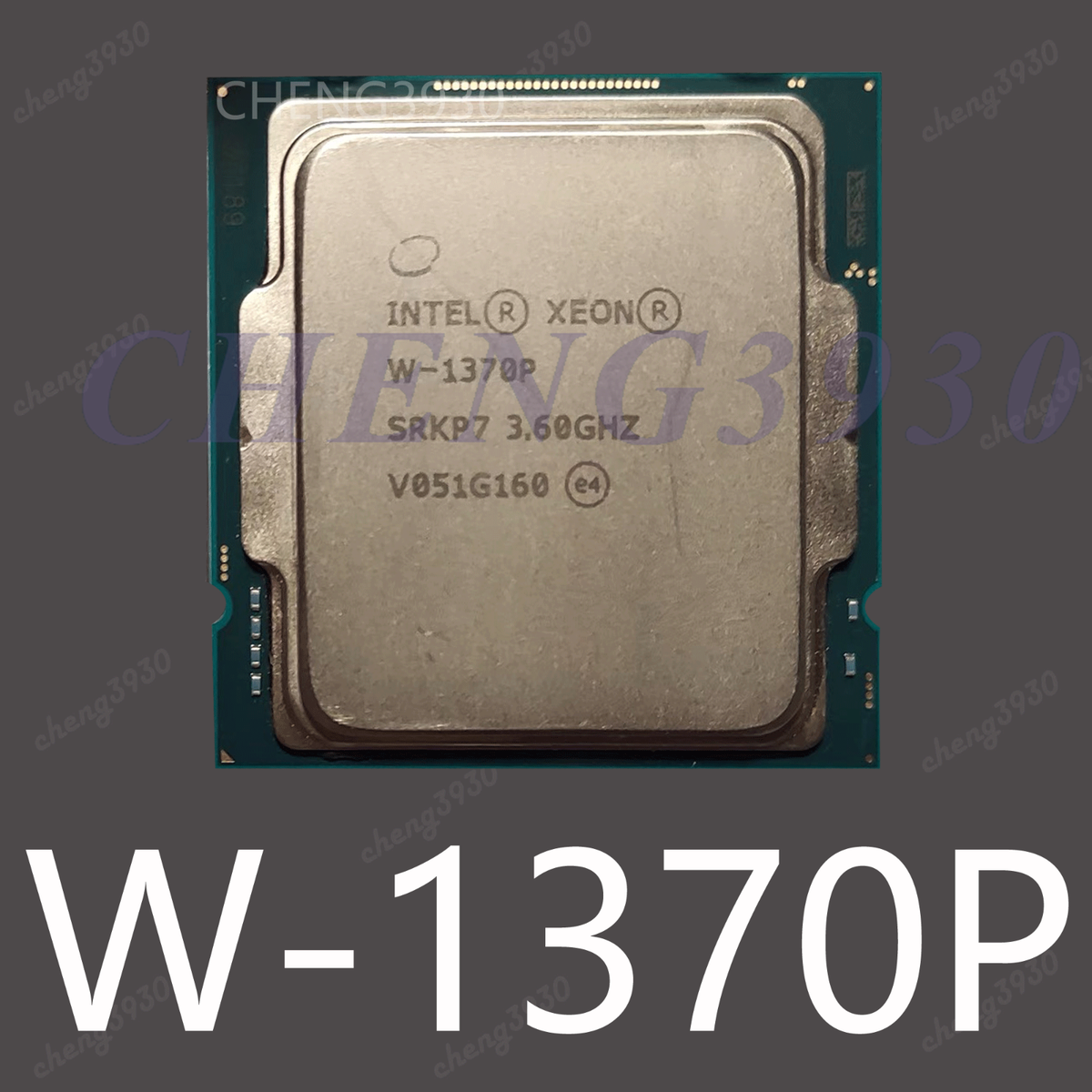 Intel Xeon w-1370p 8 cores 16 threads 3.6ghz LGA 1200 CPU