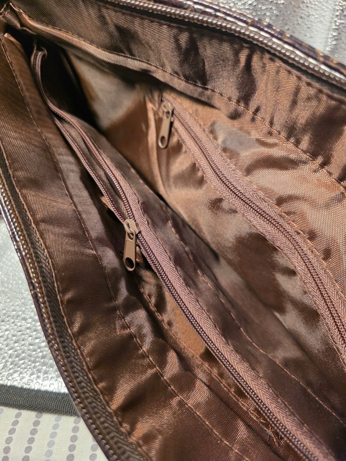 Multicolor Patchwork Tote Bag With AnAlligator/Sn… - image 21