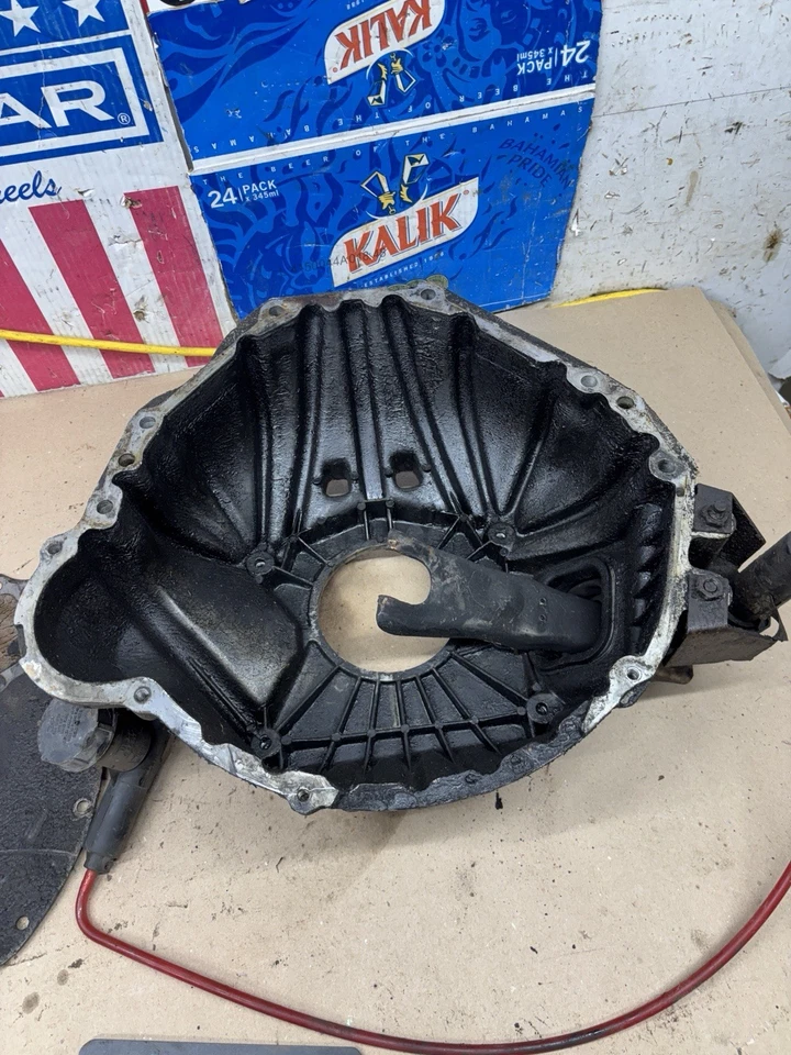 1986 1991 F150 F250 SBF MANUAL TRANSMISSION BELLHOUSING HYDRAULIC 302 351W 300 ! - Image 3 of 4