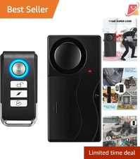 Wireless Vibration Alarm with Remote Anti-Theft 110dB for Bike/Vehicle Door