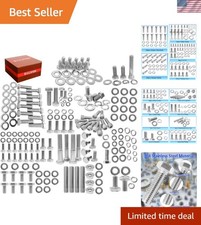 Small Block Engine Hex Bolt Kit Fit For Chevy 265 283 302 305 307 327 350 400...