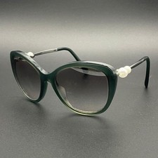 Chanel Double Pearl Sunglasses Green