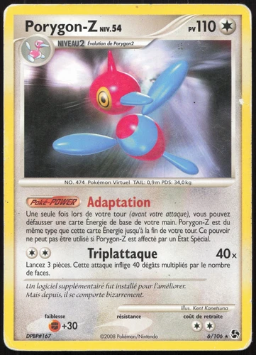 Pokemon Card Porygon-Z 6/106 Duels at the French Top
