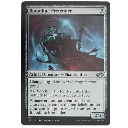 x1 Bloodline Pretender J22 MTG M/NM non comune artefatto incolore creatura TCG CCG - Foto 1 di 3