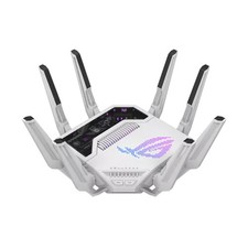 ASUS - ROG Rapture GT-BE19000AI Tri-Band Wi-Fi 7 Gaming Router - White