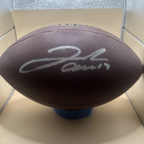 Josh Allen Buffalo Bills Autographed NFL Football 5 Star COA