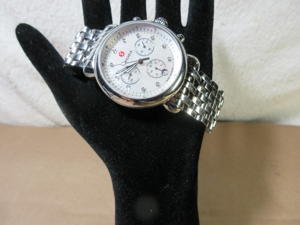 Women\'s Diamond Accent Stainless CSX36 Watch, 36mm - 0.62ctw MICHELE CSX Women Diamond Accent Wristwatches for sale | eBay main image 3