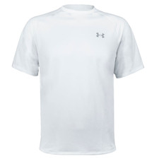 NWT Under Armour Men's Active Tech 2.0 Short Sleeve Tee Size S White