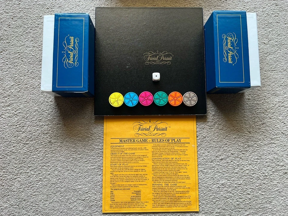 Vintage Original Trivial Pursuit 1983 Master Game Genius Edition Complete - Image 2 of 4