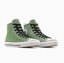 Converse Chuck Taylor All Star Pro Suede High Tops Unisex Women 9, Men 7 Green 