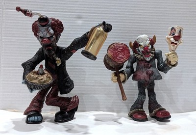 Mezco Dark Carnival World Of Weird  2003 Cadaver The Clown + Stitches LOT of 2