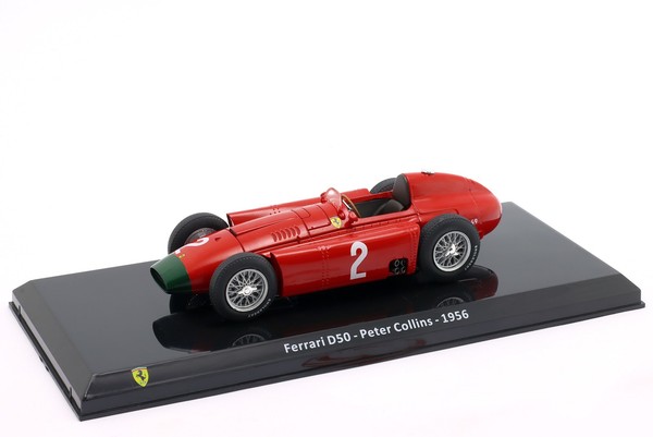 Peter Collins Ferrari D50 #2 Formel 1 1956 1:24 Premium Collectibles-image
