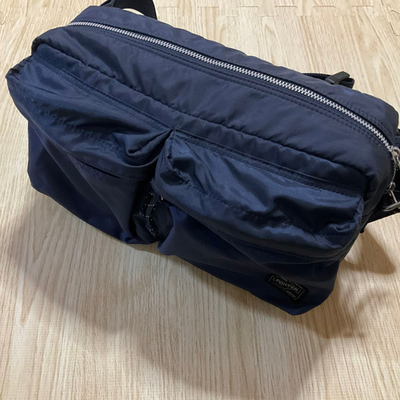 PORTER Yoshida Force Shoulder Bag Navy 855-05457 Zip Japan