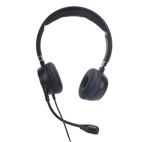 Telephone Headset With Noise Cancelling Mic Binaural Support USB C To USB 3.5 FY - Afbeelding 7 van 22