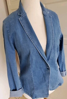 VIA MILANO Jeans Blazer Gr. 38 - Bild 1 von 4