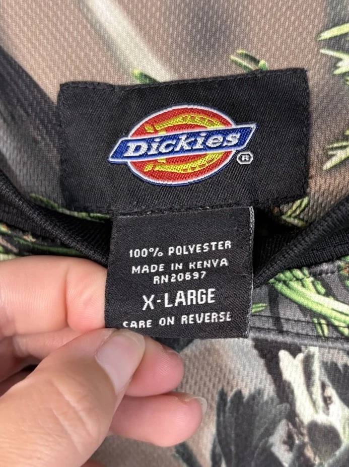 Dickies T-Shirt Mens XL Hunting Wayne Carlton Arid Vanish Crewneck Long Sleeve - Image 3 of 4