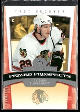 2006-07 Fleer Hot Prospects Troy Brouwer RC /1999 #202 Chicago Blackhawks