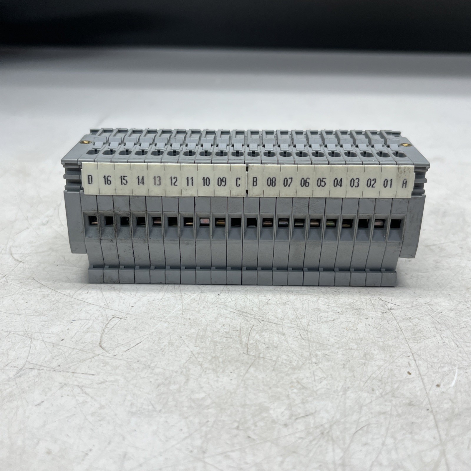 20 Entrelec M4/6.D2 Terminal Blocks Double Deck Gray w/ 5 M4/7D End Cap