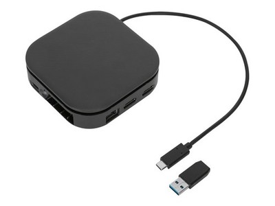 Targus DOCK116GLZ Kabelgebunden USB 3.2 Gen 2 (3.1 Gen 2) Type-C 80W Schwarz 10Gbit/s