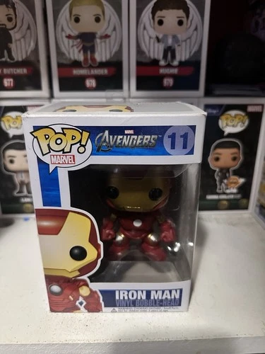 2012 Funko POP! Avengers Iron Man #11 Vinyl Bobblehead in Box w Hang Tag