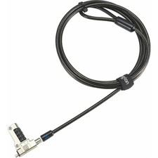 Kensington K65094WW Slim N17 2.0 Combination Laptop Lock for Wedge-Shaped Slots