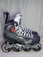 Bauer Vapor X50R Inline Hockey Roller Skates Senior Size 8R 9.5 Black Hi-Lo