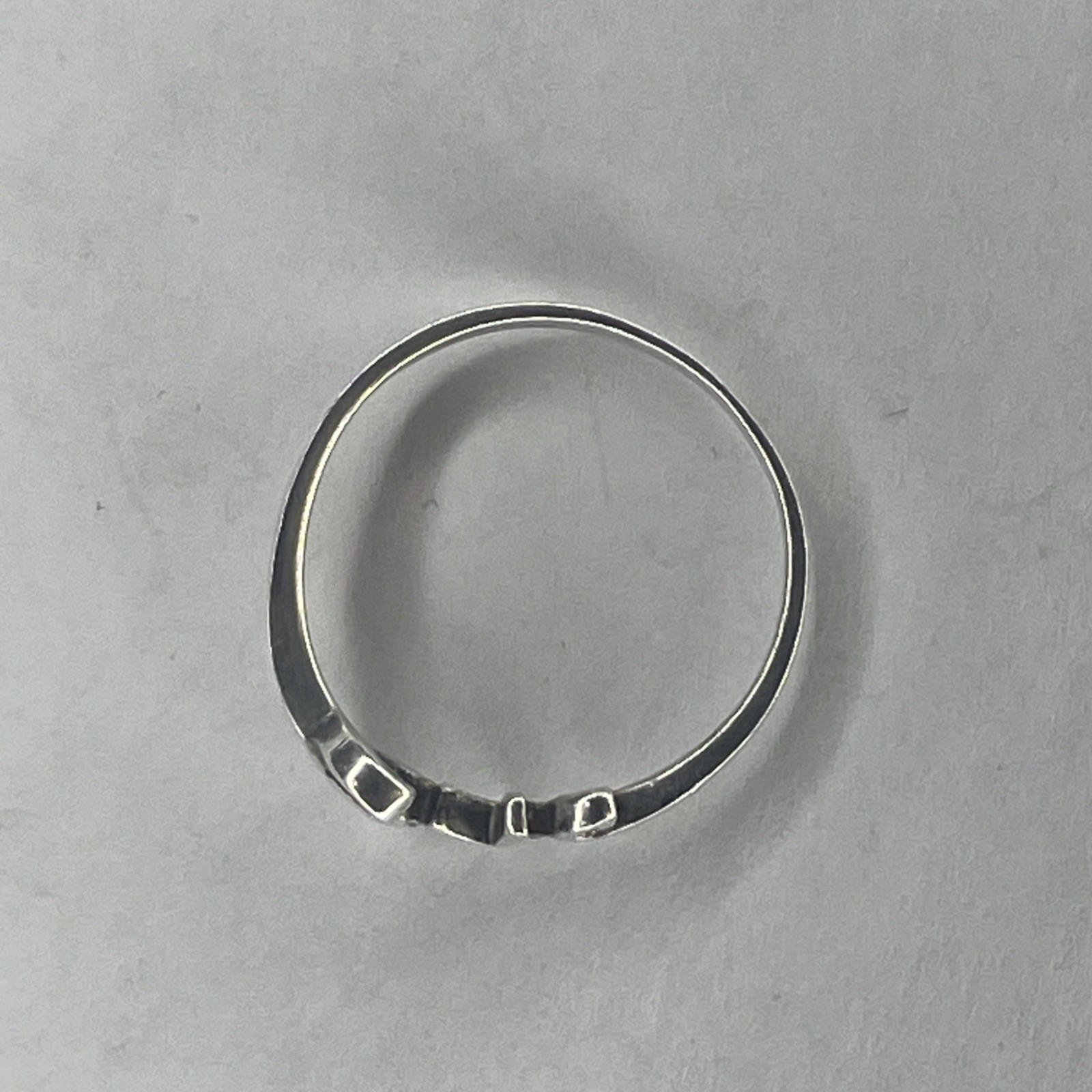 Solid Sterling “Love” Script Ring Size 8 - image 4