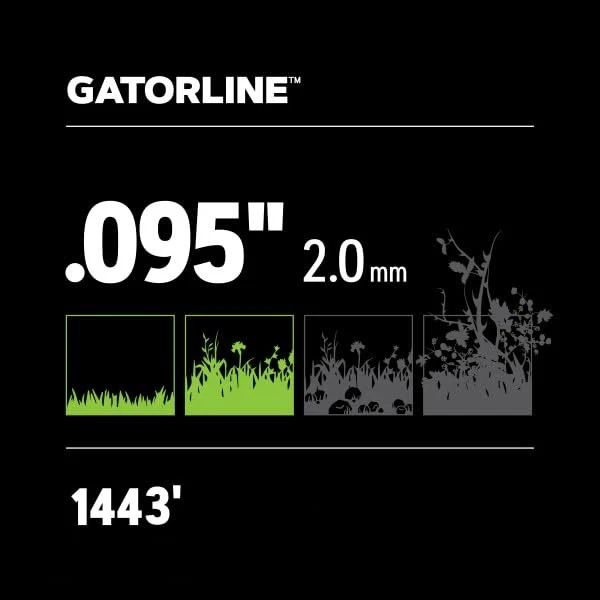 Magnum Gatorline 095 Trimmer Line 1443 Feet Heavy Duty Durable Weed Wacker St... - Image 2 of 4