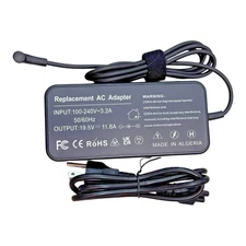 Replacement AC Adapter 19.5V 6.15A Power Supply 6mm Plug 100-240V Charger
