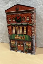 The Hershey Co Tin Box Container “Reese’s” Christmas Store Front Design
