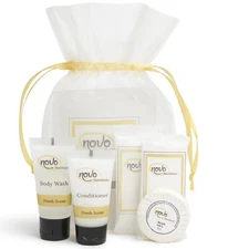 (10 ITEMS) NOVO ESSENTIALS 10-PIECE HOTEL AND MOTEL AMENITY TOILETRIES KIT, GIFT