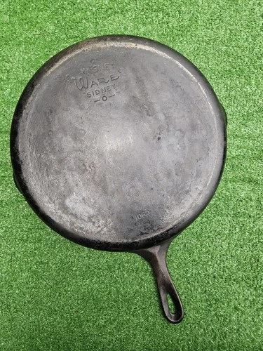 Wagner Ware Sidney O Cast Iron #12 Skillet 1062 SPINNER AS IS